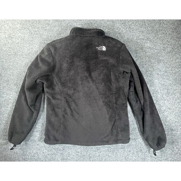 The North Face Jacket Womens Medium M Black Ostio Sherpa Fleece Coat Full Zip - Picture 2 of 8
